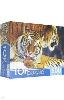 TOPpuzzle. ПАЗЛЫ 500 элементов. КБТП500-6797 Два тигра