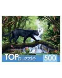 TOPpuzzle. ПАЗЛЫ 500 элементов. ХТП500-6816 Черная пантера