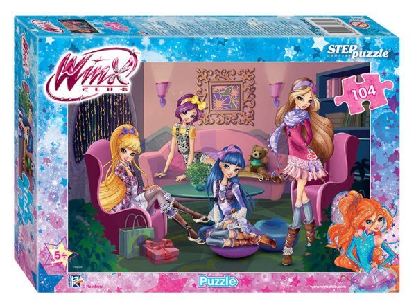 Мозаика "puzzle" 104 "Winx" (Rainbow)