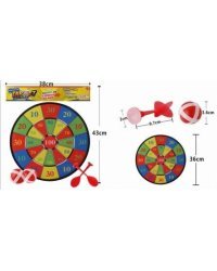 ДАРТС "ПОПАДИ В ЦЕЛЬ-3" (36см) (на липучке;2 шарика,2 дротика).Серия"Спорт и отдых" (Арт. Y22983009)