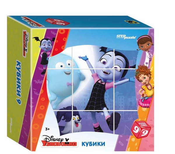 DISNEY 9 кубиков "Узнавайка" (Disney)