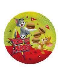 Tom&Jerry. Набор бумажных тарелок, 6 шт d=180 мм