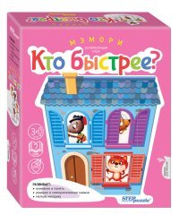 Развивающая игра из дерева "Мэмори. Кто быстрее?"