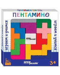 Развивающая игра из дерева "Пентамино" (IQ step)