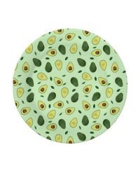 Набор бумажных тарелок Авокадо-2, 6 шт d=180 мм