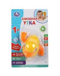 Заводная игрушка утка, блист. Умка в кор.2*36шт