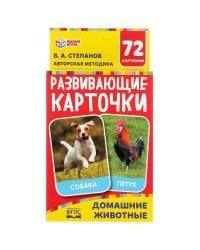 ДОМАШНИЕ ЖИВОТНЫЕ  КАРТОННЫЕ КАРТОЧКИ: 88Х126 ММ, 36 КАРТОЧЕК.
КОРОБКА:  93Х130Х22 ММ в кор.40шт