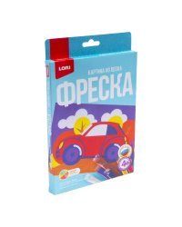 Пз/ф-020 Фреска. Картина из песка "Корабль"