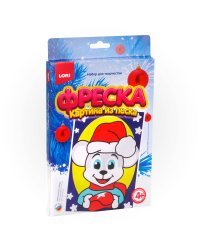 Пз/ф-016 Фреска. Картина из песка "Белочка с цветком"