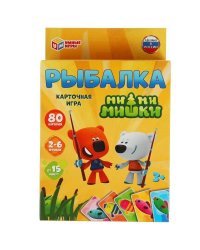 РЫБАЛКА. Развивающие карточки. МиМишки. 80 карточек 55х85мм. Кор: 138х170х40мм Умные игры в кор.50шт