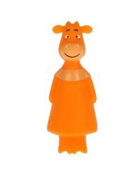 Игрушка для ванны Оранжевая корова Ма, 10см КАПИТОШКА в кор.100шт