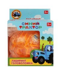 Логическая игра шар-лабиринт Синий ТРАКТОР , кор.10*10*10см ИГРАЕМ ВМЕСТЕ в кор.2*72шт