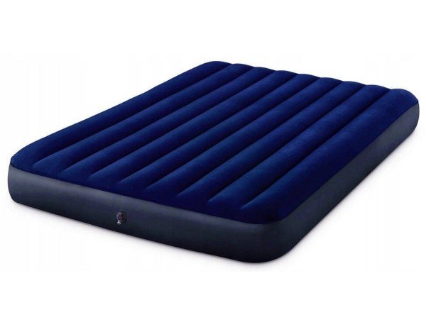 Матрас надувной CLASSIC DOWNY AIRBED 152x203x25 см INTEX. Новинка. Арт.64759