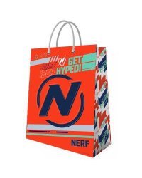 NERF. Пакет подарочный большой (красный с синим), 330*455*100  мм