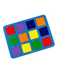 Развивающая игра по методике «Б.П.Никитина.Сложи квадрат №1» 064402