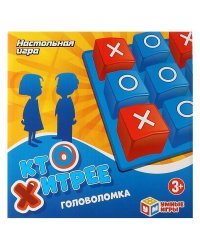 Настольная игра кто хитрее, кор.21*21*4,5см Умные игры в кор.2*72шт