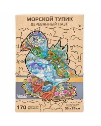 Фигурный деревянный пазл "Морской тупик" (170 дет.)