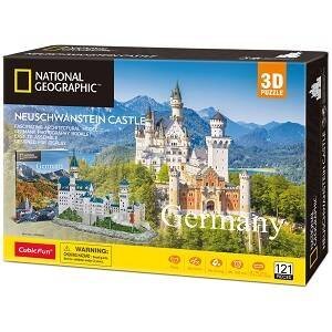 3D пазл National Geographic Нойшванштайн, 121 деталь