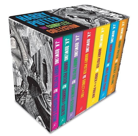 Harry Potter Boxed Set: The Complete Collection (Adult Paperback) J. K. Rowling Бокс Гарри Поттера: Полное собрание Д.К.Роулинг / Книги на англ. языке