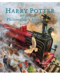 Harry Potter and the Philosopher's Stone Illustrated Edition J.K. Rowling Гарри Поттер и философский камень Д.К. Роулинг / Книги на английском языке