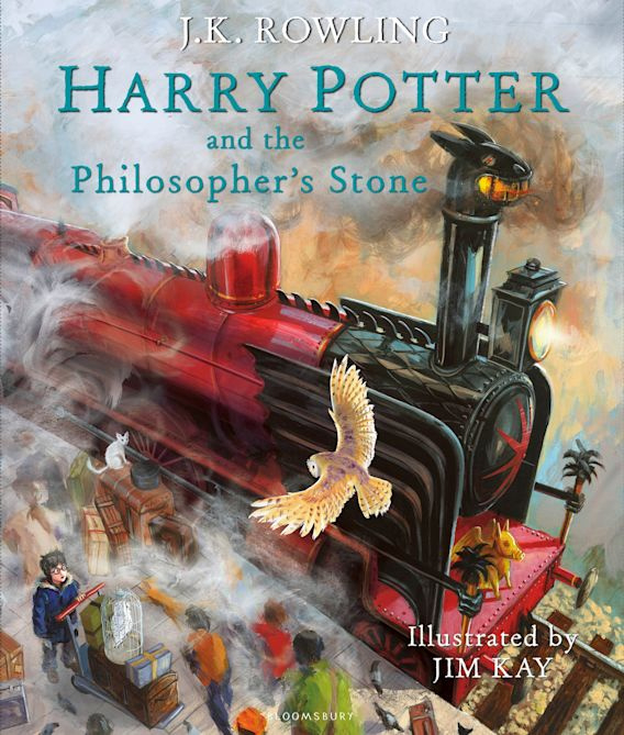 Harry Potter and the Philosopher's Stone Illustrated Edition J.K. Rowling Гарри Поттер и философский камень Д.К. Роулинг / Книги на английском языке