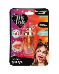 Блеск для губ жёлтый, с фруктовым ароматом TIK TOK GIRL в кор.30*12шт