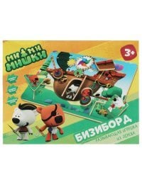 Игрушка деревянная бизиборд Ми-ми-мишки коробка Буратино в кор.24шт