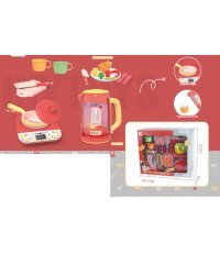 Игровой набор "Мини кухня"(чайник, плитка, посуда, свет,звук) (46x17x39cм) ( Арт. 2062956)