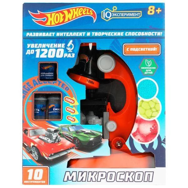 Игрушка опыты ХОТ ВИЛС "iq эксперименты" микроскоп hotwheels ИГРАЕМ ВМЕСТЕ в кор.2*24шт