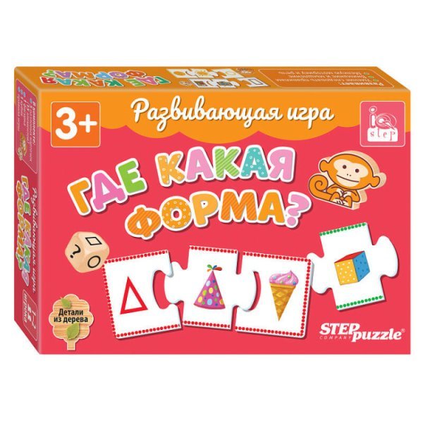 Развивающая игра "Где какая форма?" (IQ step)