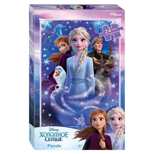 Мозаика "puzzle" maxi 24 "Холодное сердце (new)" (Disney)