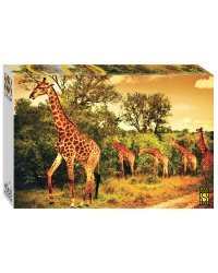 Мозаика "puzzle" 4000 "Южноафриканские жирафы"