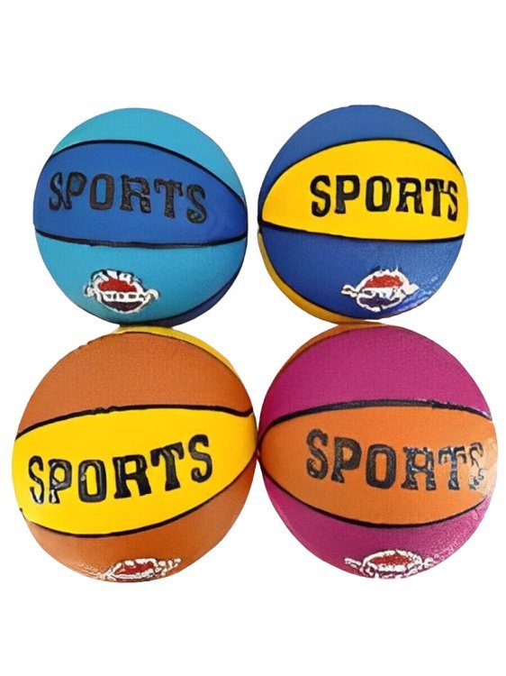 Мяч баскетбольный (размер 7) окружность 78 см. 4 цвета микс (Арт. МБ-0702)