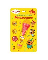 Музыкальная игрушка микрофон Три Кота на блист. Умка в кор.2*96шт