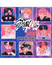 Stray Kids. Календарь настенный на 2025 год (300х300 мм)