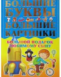 Большой подарок любимому сыну. Большие буквы. Большие картинки. Первые книга мальчика