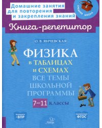 Физика в таблицах и схемах: Все темы школьной программы. 7-11 кл