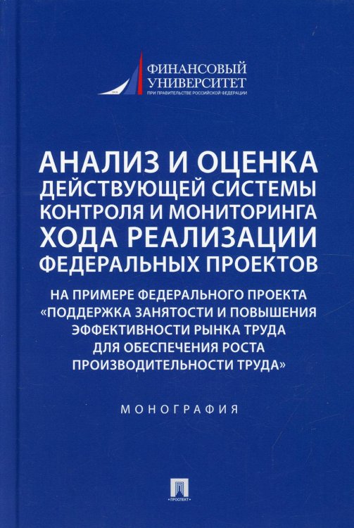 Анализ и оценка действующей системы контроля и мониторинга хода реализации федеральных проектов