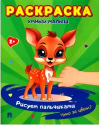 Умный малыш. Рисуем пальчиками. Что за цвет? Раскраска