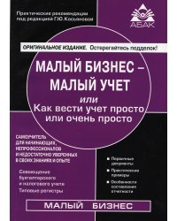 Малый бизнес - малый учет или Как вести учет просто или очень просто. Самоучитель для начинающих, непрофессионалов и недостаточно уверенных в своих знаниях и опыте