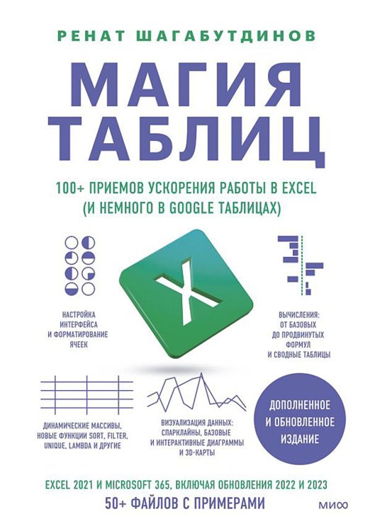 Магия таблиц. 100+ приемов ускорения работы в Excel (и немного в Google Таблицах)