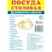 Комплект. Демонстрационные картинки &quot;СУПЕР. Посуда кухонная и столовая, продукты питания&quot; (количество томов: 6)