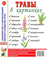 Травы в картинках. Наглядное пособие для педагогов, логопедов, воспитателей и родителей