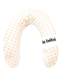 La Bebe™ Rich Cotton Nursing Maternity Pillow Art.73385 Dots Подковка для сна / кормления малыша 30x104cm