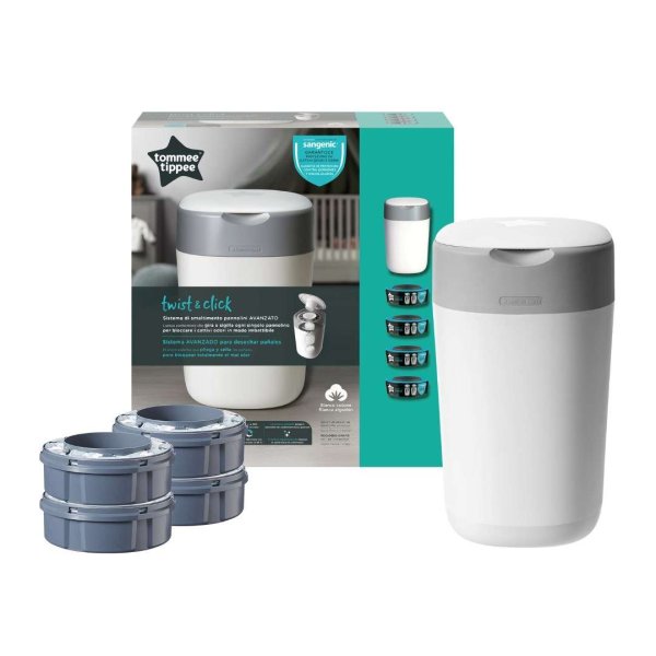 Tommee Tippee Twist и нажмите подгузники контейнера +4 наполнение кассеты, 82014504