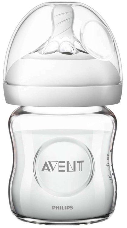 Philips Avent Natural Art.SCF671 / 17 стекла Бутылочка для кормления с соской медленный поток 0 + мес, 120мл