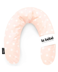 La Bebe™ Rich Cotton Nursing Maternity Pillow Art.74270 Pink Dots Подкова для сна / кормления малыша 30x104 cm