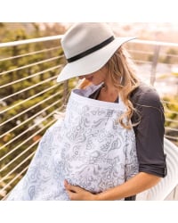 La Bebe™  Nursing Cover Big size Art.17222 Daudzfunkcionāla Barošanas apmetnis (aizsargs) /mazuļu zīdīšanas apmetnis