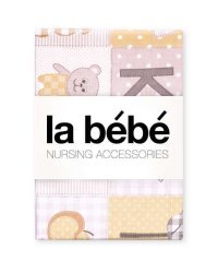 La Bebe™ Set 100x135/60x120/40x60 Art.74921 Letters Комплект детского постельного белья из 3х частей 100x135/60x120/40x60