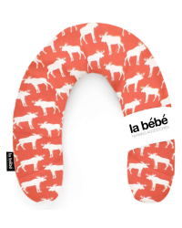 La Bebe™ Rich Maternity Pillow Art.82504 White Elk Подковка для сна, кормления малыша 30x104 cm